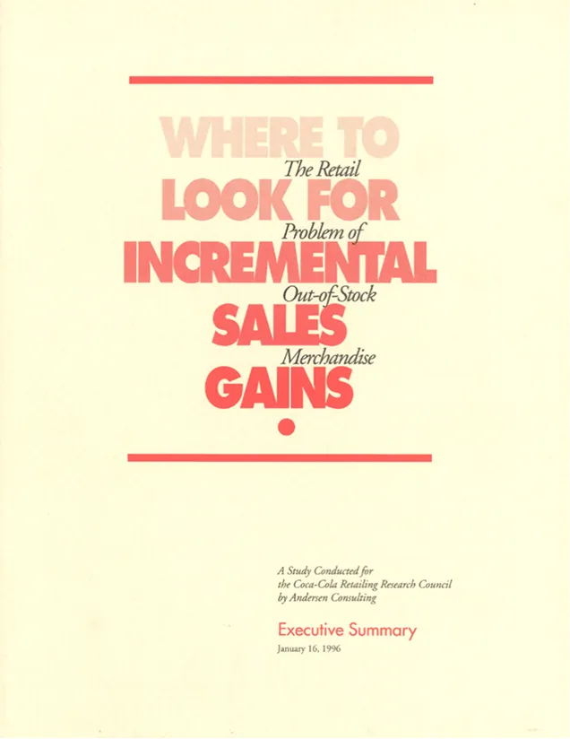 where to look for incremental sales gains