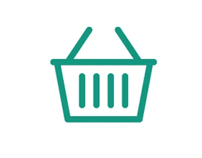 Shopping basket icon