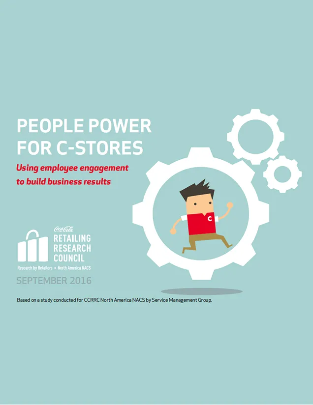 Title page of People Power for C-Stores: Using employee engagement to build business results